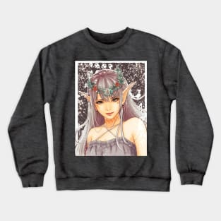 Beautiful Elf Girl Crewneck Sweatshirt